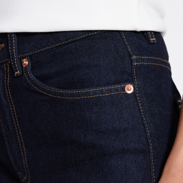 High waist Jeans "Boulevard X" Rinse